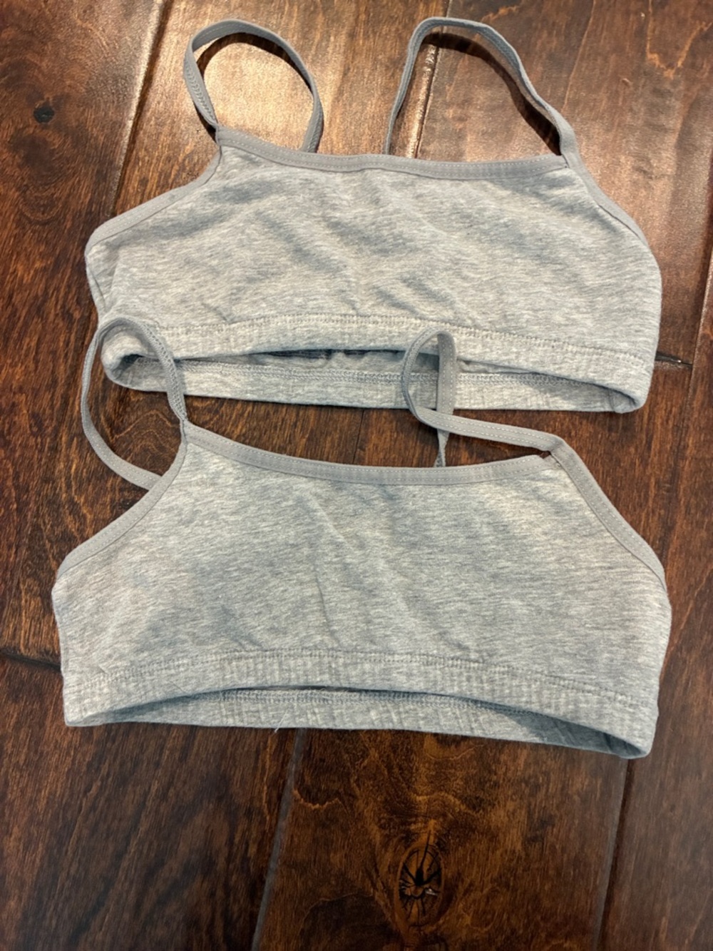 Old Navy Heather Gray Bralette Duo Small